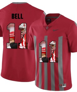 Men Ohio State Buckeyes Red Vonn Bell NCAA Football Fashion Jersey
