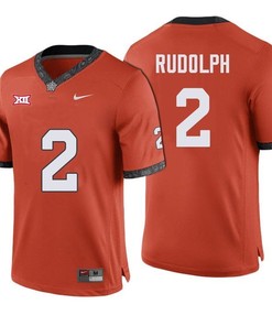 Men Oklahoma State Cowboys Orange Mason Rudolph NCAA Football Limited Jersey