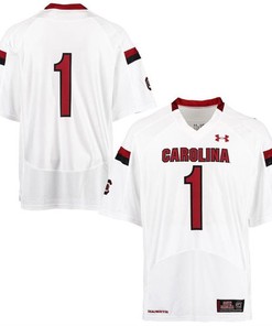 Men South Carolina Gamecocks White Football Jersey