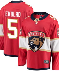 Men's Aaron Ekblad Red Florida Panthers Breakaway Player Jersey Jersey