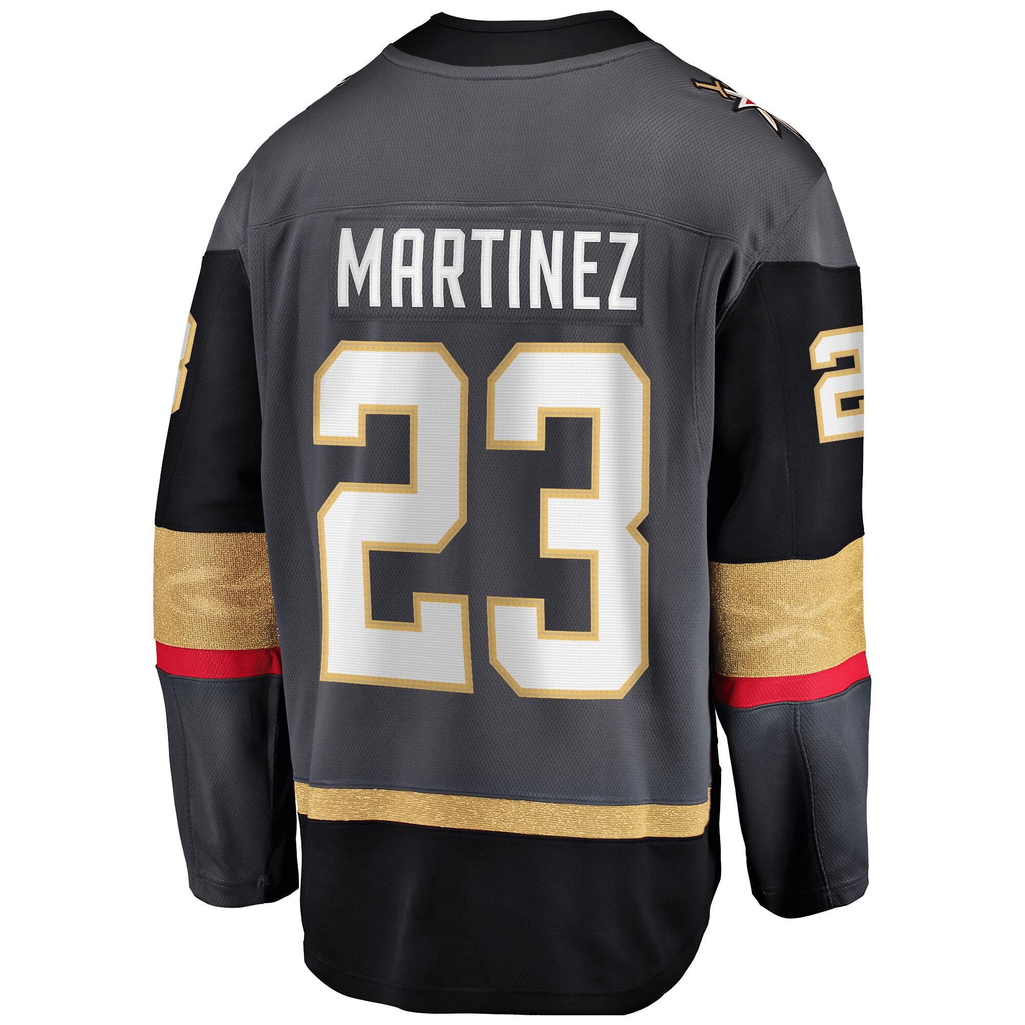 Men's Alec Martinez Gray Vegas Golden Knights Breakaway Home Player Jersey Jersey