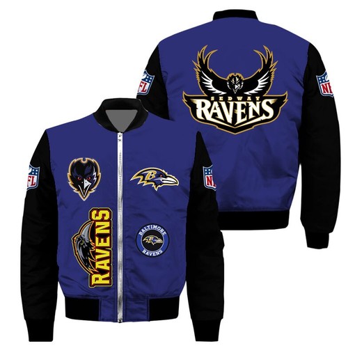 Men's Baltimore Ravens Jacket Full-Zip