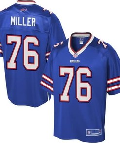 Mens Buffalo Bills John Miller Nfl Pro Line Team Color Jersey