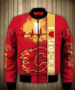 Men's Calgary Flames Jacket 3D