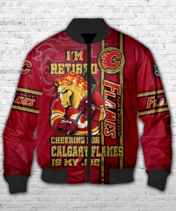 Men’s Calgary Flames Jackets I'm Retired