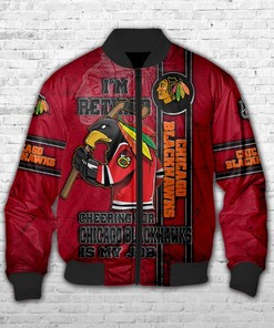 Men's Chicago Blackhawks Jackets I'm Retired