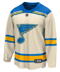 Men's Cream St. Louis Blues 2022 Winter Classic Breakaway Jersey Jersey