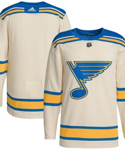 Men's Cream St. Louis Blues 2022 Winter Classic Jersey Jersey