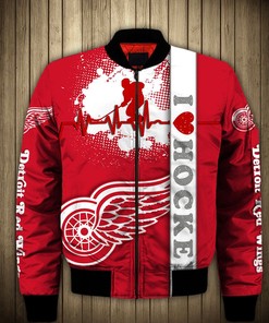 Men's Detroit Red Wings Jacket 3D