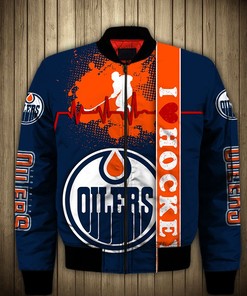 Men's Edmonton Oilers Jacket 3D