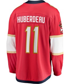 Men's Jonathan Huberdeau Red Florida Panthers Home Premier Breakaway Player Jersey Jersey