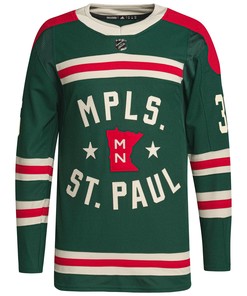 Men's Mats Zuccarello Green Minnesota Wild 2022 Winter Classic Player Jersey Jersey
