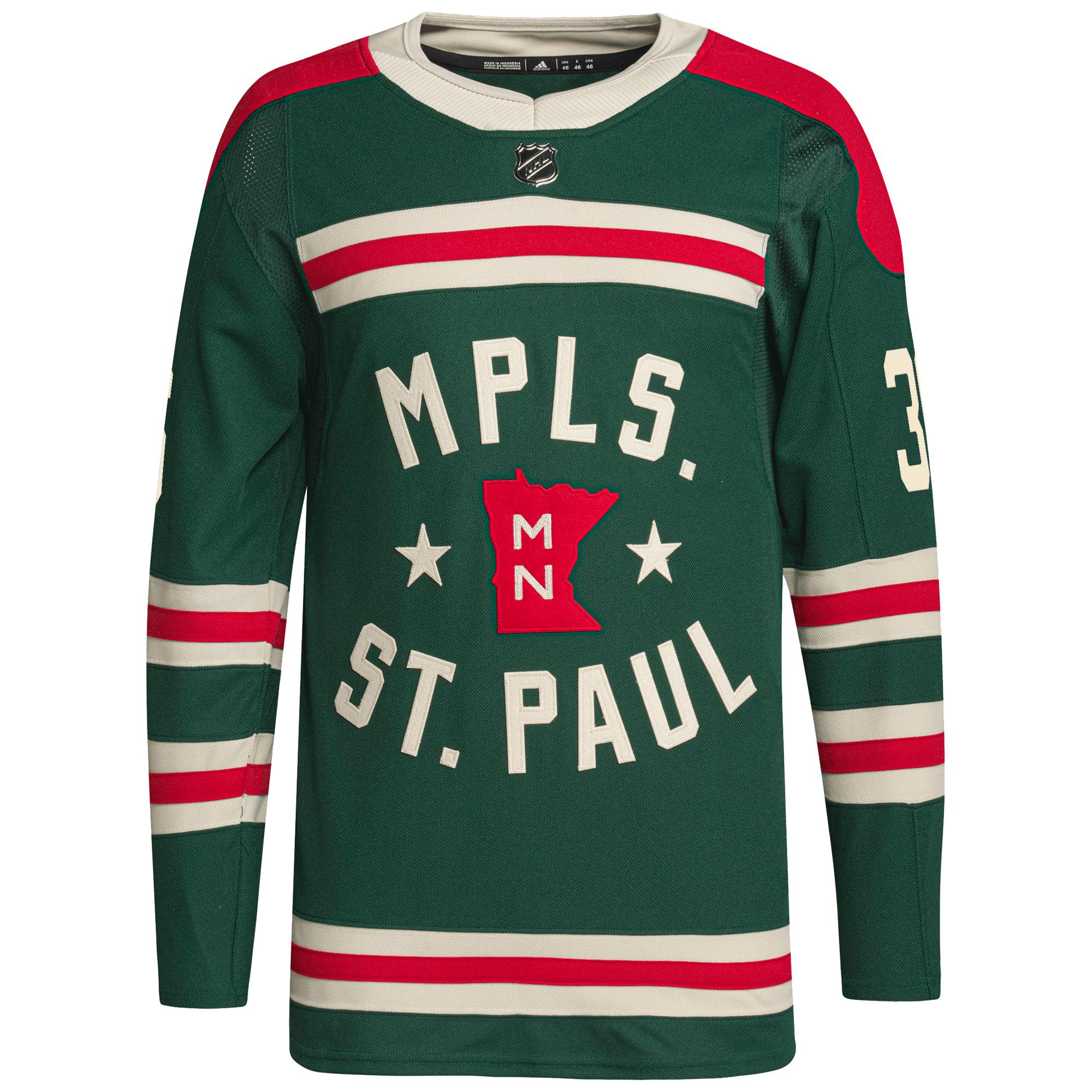 Men's Mats Zuccarello Green Minnesota Wild 2022 Winter Classic Player Jersey Jersey