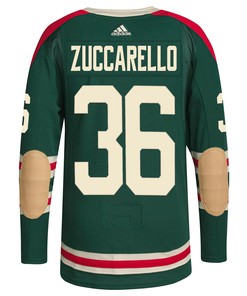 Men's Mats Zuccarello Green Minnesota Wild 2022 Winter Classic Player Jersey Jersey