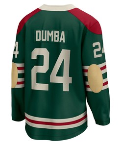 Men's Matt Dumba Green Minnesota Wild 2022 Winter Classic Breakaway Player Jersey Jersey