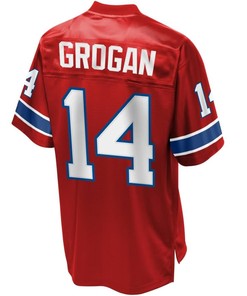 Mens Nfl Pro Line New England Patriots Steve Grogan Retired Player Jersey