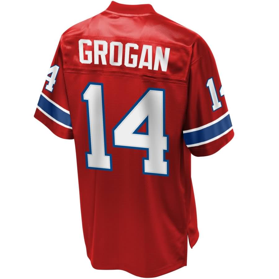 Mens Nfl Pro Line New England Patriots Steve Grogan Retired Player Jersey