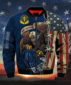 Men’s One Nation Under God Indianapolis Colts Bomber Jackets