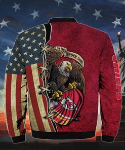 Men's One Nation Under God Kansas City Chiefs Bomber Jackets