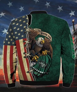 Men's One Nation Under God New York Jets Bomber Jackets