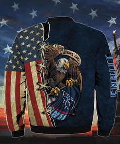 Men’s One Nation Under God Tennessee Titans Bomber Jackets