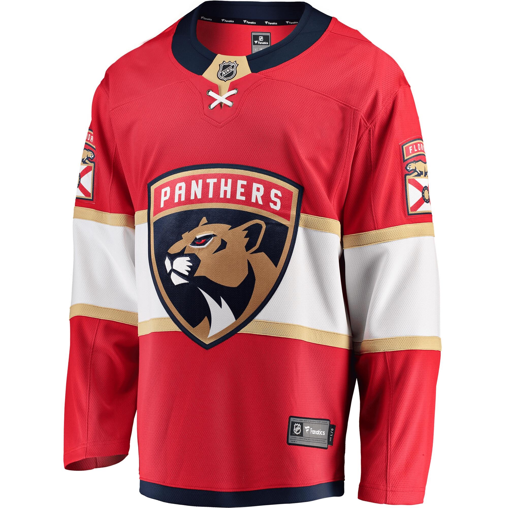 Men's Red Florida Panthers Breakaway Home Jersey Jersey