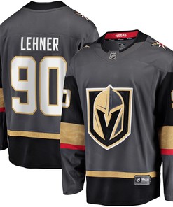 Men's Robin Lehner Gray Vegas Golden Knights Breakaway Home Player Jersey Jersey