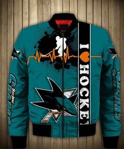 Men's San Jose Sharks Bomber Jacket
