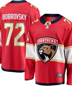 Men's Sergei Bobrovsky Red Florida Panthers Breakaway Player Jersey Jersey