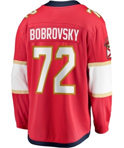 Men's Sergei Bobrovsky Red Florida Panthers Breakaway Player Jersey Jersey