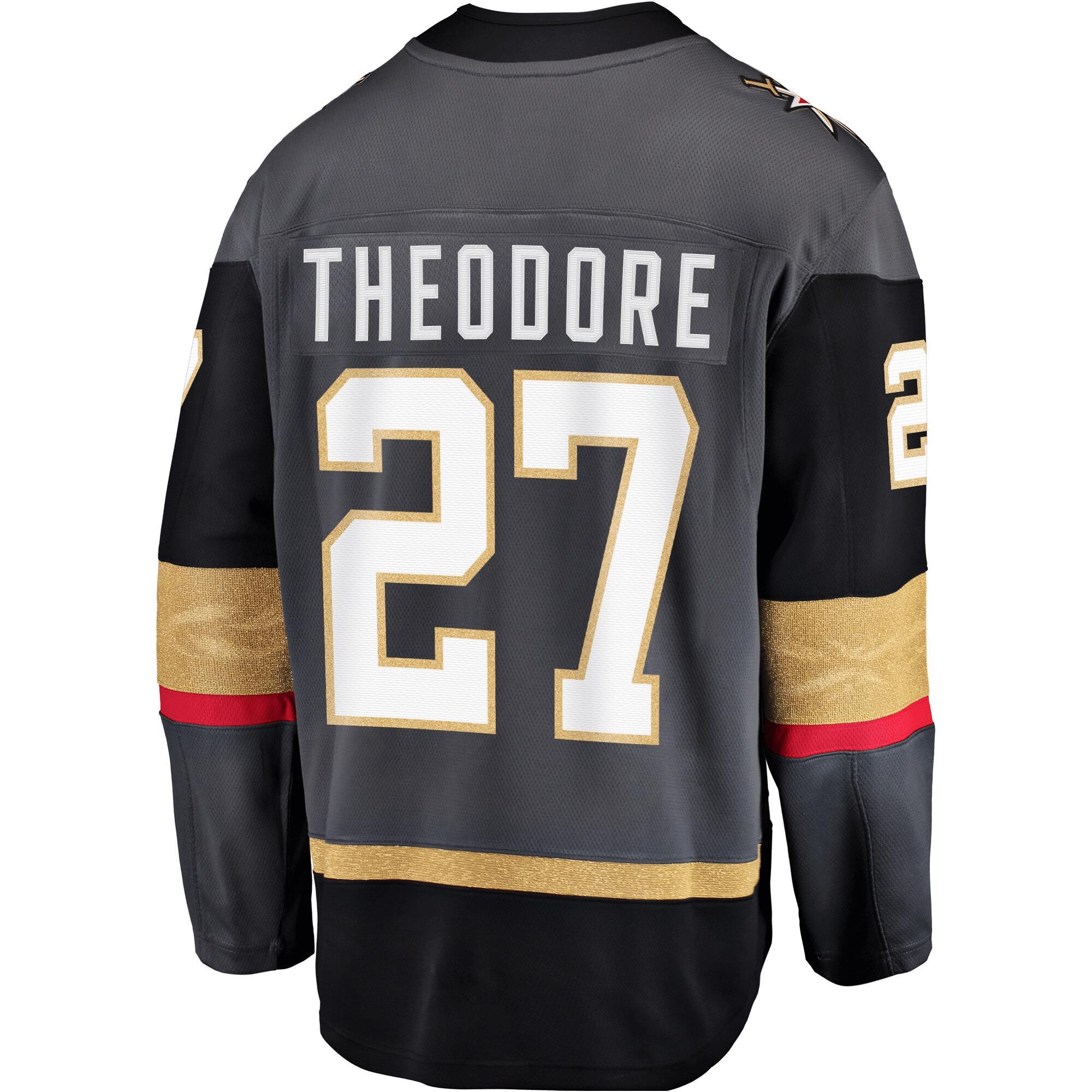 Men's Shea Theodore Black Vegas Golden Knights Breakaway Player Jersey Jersey