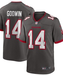 Mens Tampa Bay Buccaneers Chris Godwin Nike Pewter Alternate Game Jersey
