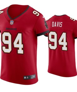 Mens Tampa Bay Buccaneers Khalil Davis Vapor Elite Jersey Red
