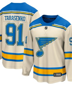 Men's Vladimir Tarasenko Cream St. Louis Blues 2022 Winter Classic Breakaway Player Jersey Jersey