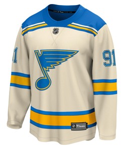 Men's Vladimir Tarasenko Cream St. Louis Blues 2022 Winter Classic Breakaway Player Jersey Jersey