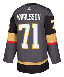 Men's William Karlsson Gray Vegas Golden Knights Player Jersey Jersey