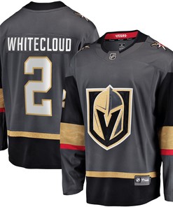 Men's Zach Whitecloud Black Vegas Golden Knights Home Breakaway Jersey Jersey