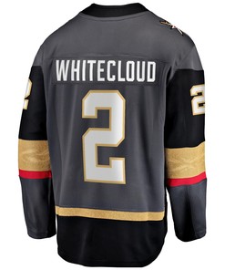Men's Zach Whitecloud Black Vegas Golden Knights Home Breakaway Jersey Jersey