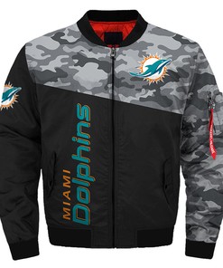 Miami Dolphins Camo Jacket