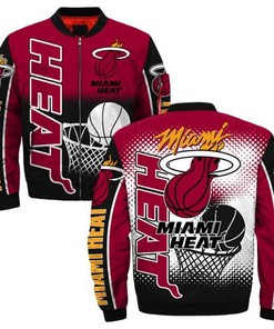 Miami Heat Bomber Jacket 3D Full Print