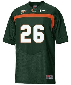 Miami Hurricanes #26 Sean Taylor Green Football Jersey