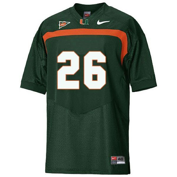 Miami Hurricanes #26 Sean Taylor Green Football Jersey