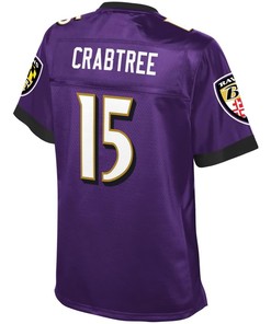 Michael Crabtree Baltimore Ravens Nfl Pro Line Womens Player Jersey - Purple