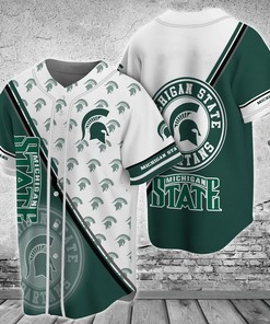Michigan State Spartans NCAA Baseball Jersey Shirt For Fans