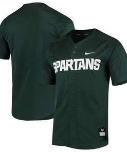 Michigan State Spartans Vapor Untouchable Elite Full-button Replica Baseball Jersey - Green Ncaa