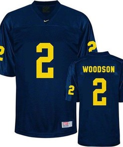 Michigan Wolverines #2 Charles Woodson Blue Football Jersey
