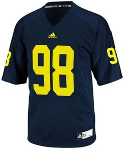 Michigan Wolverines #98 Devin Gardner Blue Football Jersey