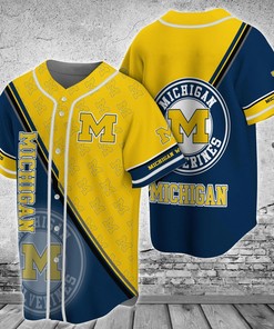 Michigan Wolverines NCAA Baseball Jersey Shirt For Fans