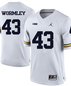 Michigan Wolverines White Chris Wormley Football Jersey