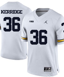 Michigan Wolverines White Joe Kerridge Football Jersey